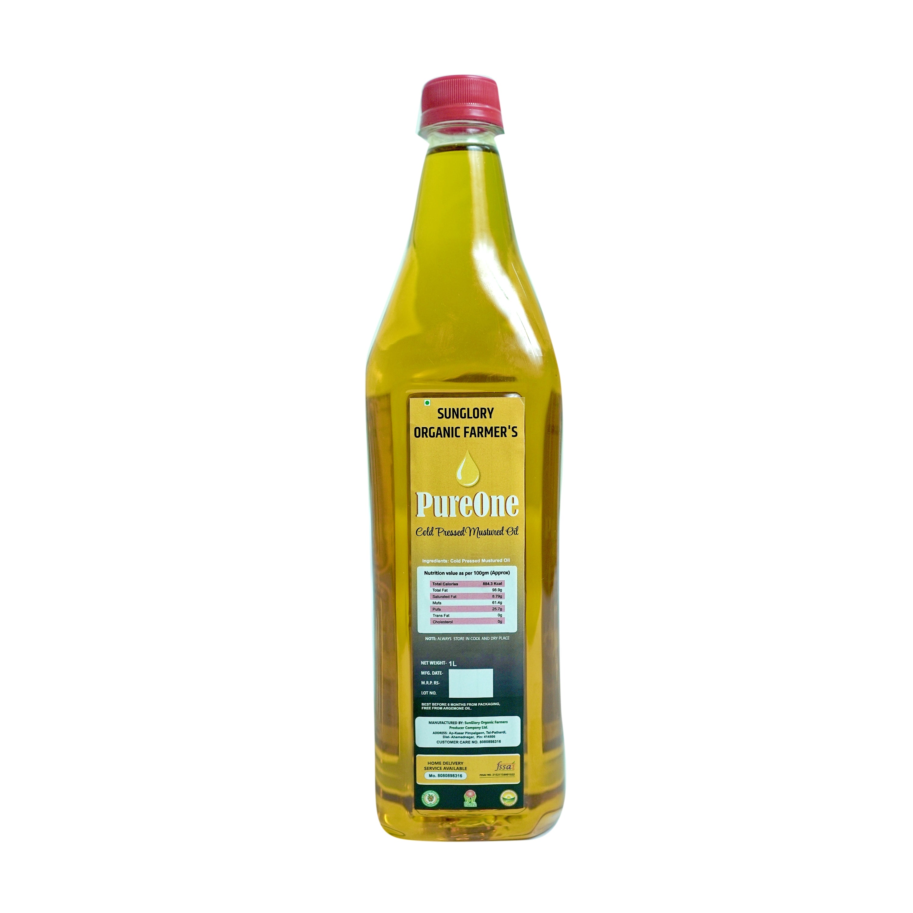 Wood pressed Mustard Oil