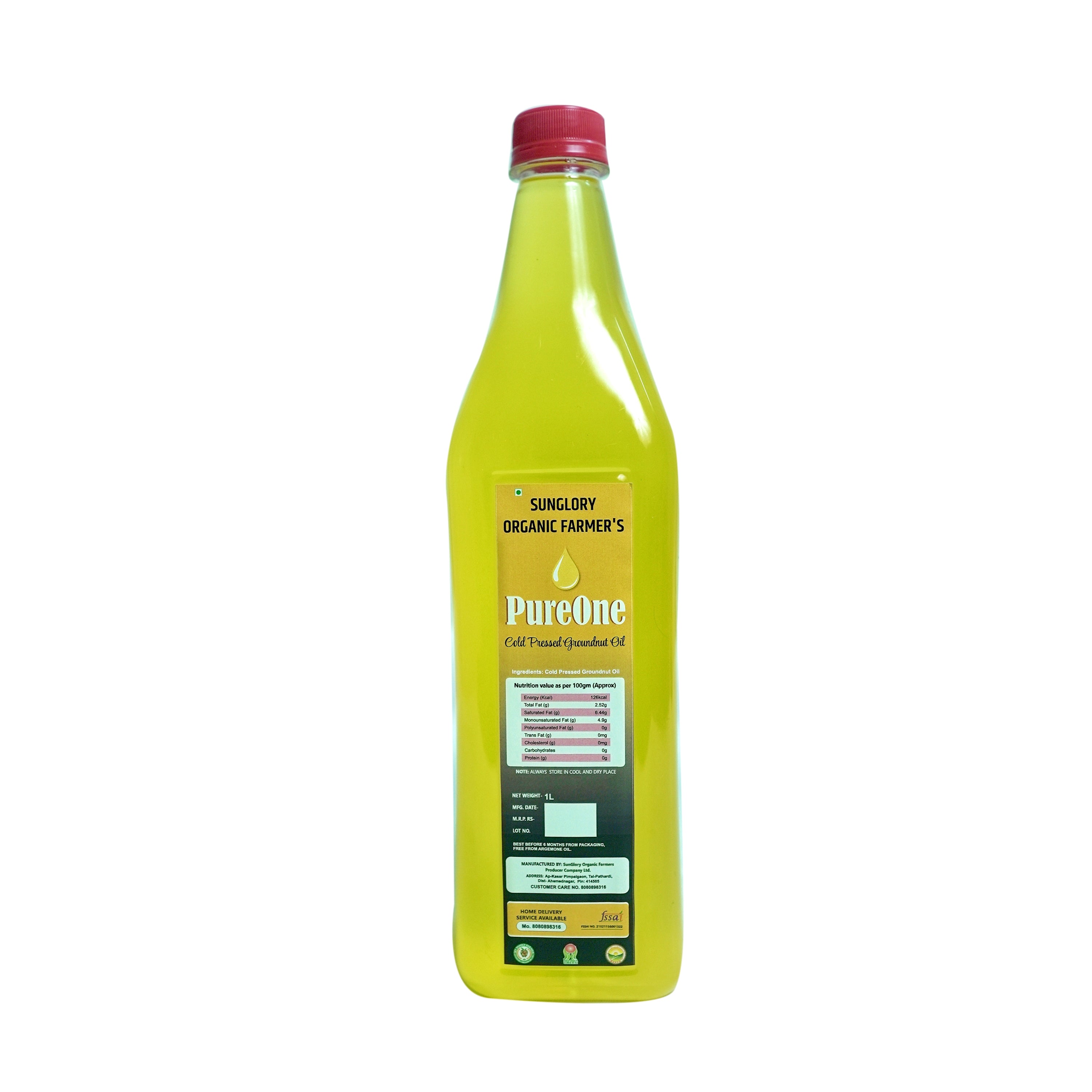 Wood Pressed Groundnut Oil